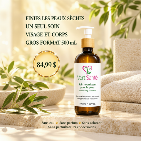 Or végétal soin nourrissant 500 ML - 100 % Yuka